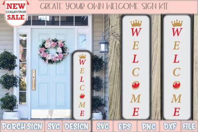 Welcome Porch Sign Svg Design