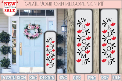 Welcome Porch Sign Svg Design