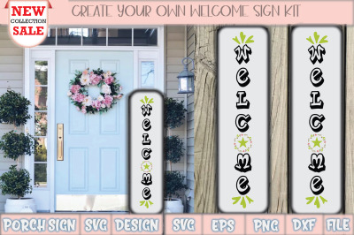 Welcome Porch Sign Svg Design