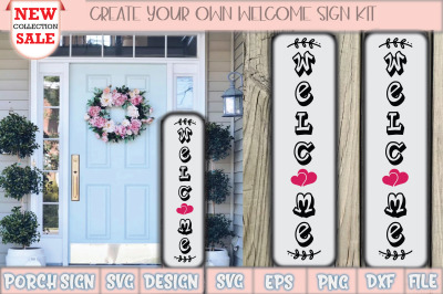 Welcome Porch Sign Svg Design