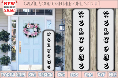 Welcome Porch Sign Svg Design