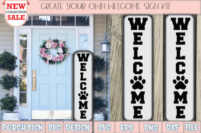 Welcome Porch Sign Svg Design