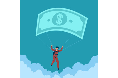 Financial parachute. Money allowance. Investment protection and insura