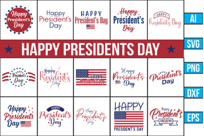 Happy Presidents Day SVG Bundle