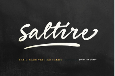 Saltire - Script font