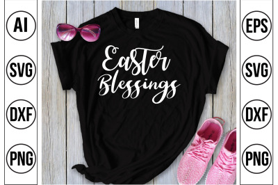 Easter Blessings svg cut file