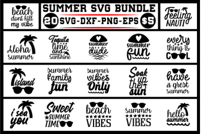 summer svg bundle