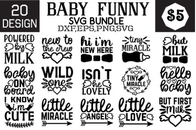 baby fanny svg bundle