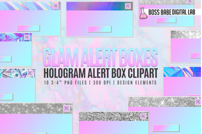 Hologram Glam Alert Message Pack