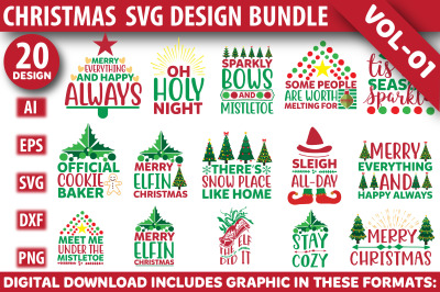 Christmas SVG Design Bundle