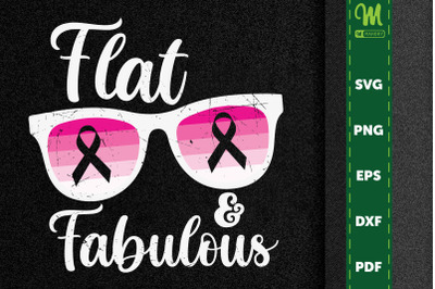 Breast Cancer Awareness Flat Fabulous