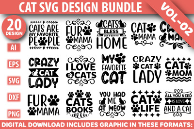 Cat Svg Design