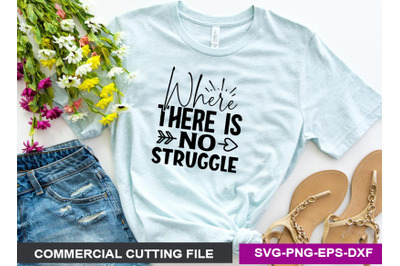 Where there is no struggle SVG