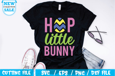 Hop little bunny Svg Cut file