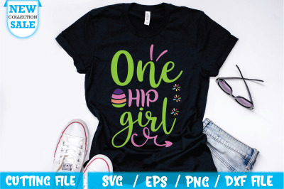 One hip girl Svg Cut file