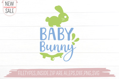 Baby Bunny Svg Cut file