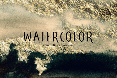 WATERCOLOR GOLD BACKGROUNDS