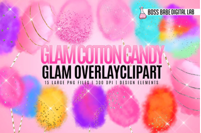 Glam Cotton Candy Clipart: &quot;Cotton Candy CLIPART&quot; Candy clipart