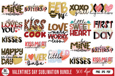 Valentines Day Sublimation Bundle | Happy Valentines Day