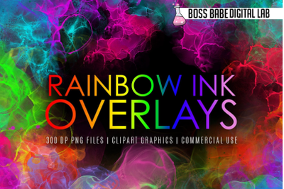 Rainbow Ink Overlays
