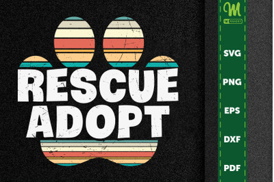Rescue Adopt Cats Gifts Design