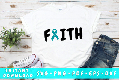 Faith Ovarian Cancer svg