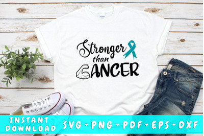 Stronger than ovarian cancer svg