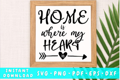 Home is where my heart is svg