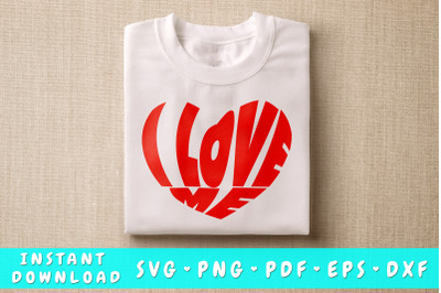 I love me svg, Anti Valentine&#039;s Day SVG