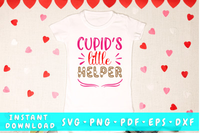 Cupid&#039;s little helper svg, Kid Valentine&#039;s Day SVG