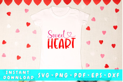 Sweetheart svg&2C; Kid Valentines Day SVG