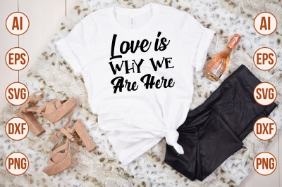 Love is why we are here svg  cut file