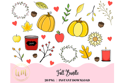 Fall Time Clipart - Autumn Season