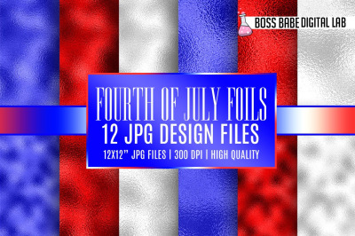 Fourth of July Foil Textures