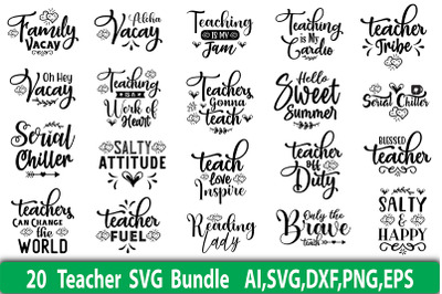 Teacher SVG Bundle