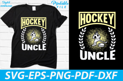 Hockey Uncle Hockey T-shirt Sublimation