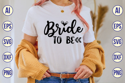 bride to be svg