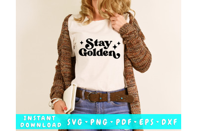 Stay Golden SVG, Betty White SVG