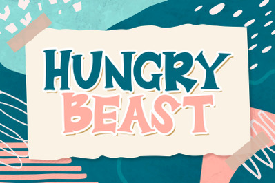 Hungry Beast - Playful Display Font