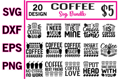 coffee svg bundle