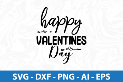 Happy valentines day svg cut file