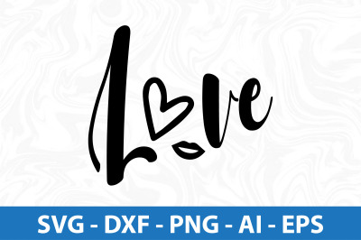 love svg cut file