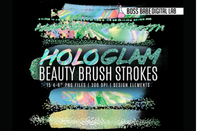HoloGLAM Beauty Brush Strokes