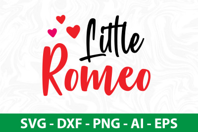Little romeo SVG