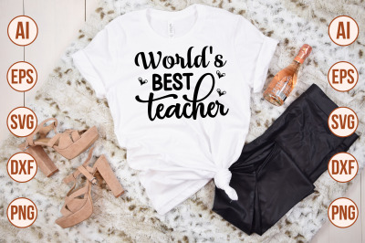 world&amp;&23;039;s best teacher svg cut file