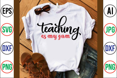 Teaching is My Jam svg cut file