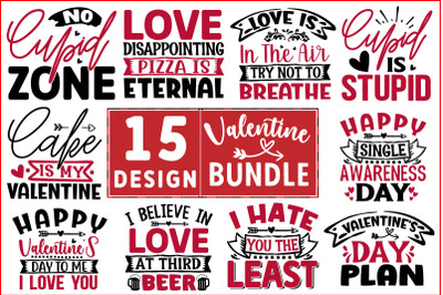 Valentine SVG T shirt Design bundle