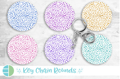 Cheetah Keychain Sublimation Designs