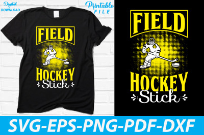 Field Hockey Stick T-shirt Sublimation