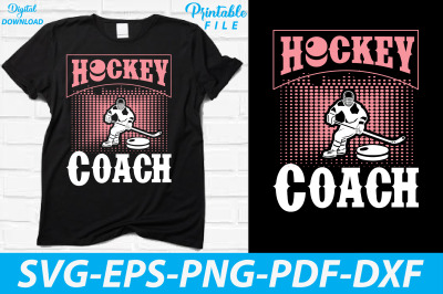 Hockey Coach T-shirt Sublimation